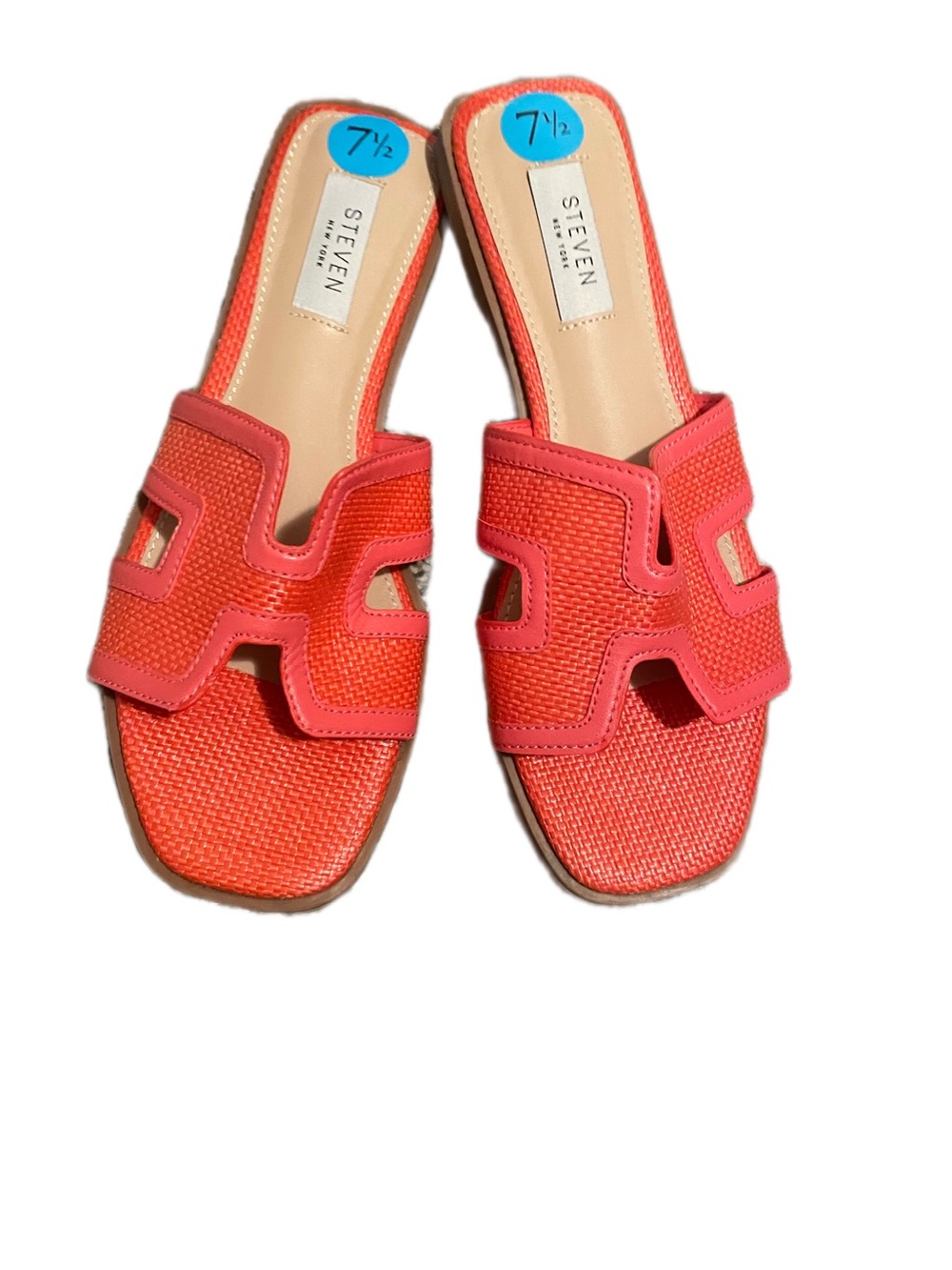 Steven by Steve Madden Coral Slide Mules with Cutout Strap
